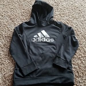 Girls Adidas hooded sweatshirt